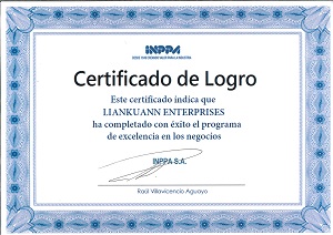 Certificado de Satisfacción de Chile